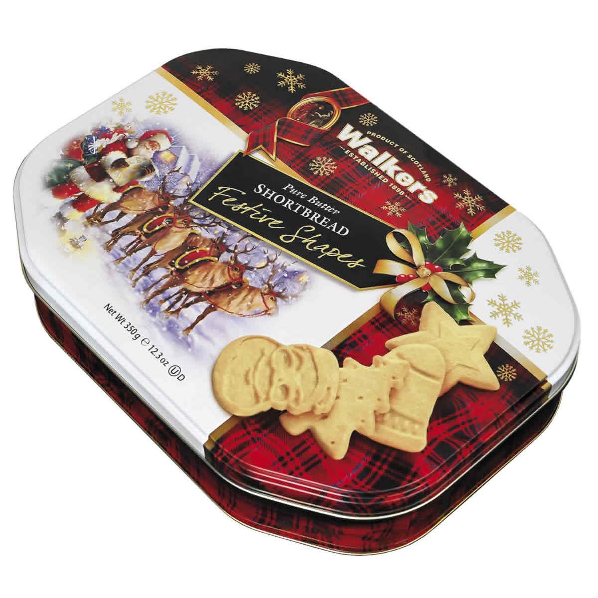 Top Food Feinkost Walkers Shortbread Ltd. Festive Shapes Shortbread