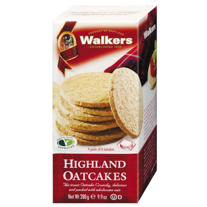 Top Food Feinkost - Walkers Shortbread Ltd. Highland Oatcakes 280g | Original schottisches Hafergebäck