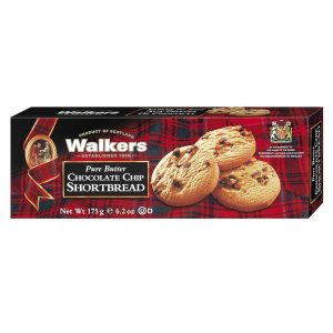 Top Food Feinkost - Walkers Shortbread Ltd. Chocolate Chip Shortbread 175g | Schottisches Buttergebäck mit feinen Schokostückchen.