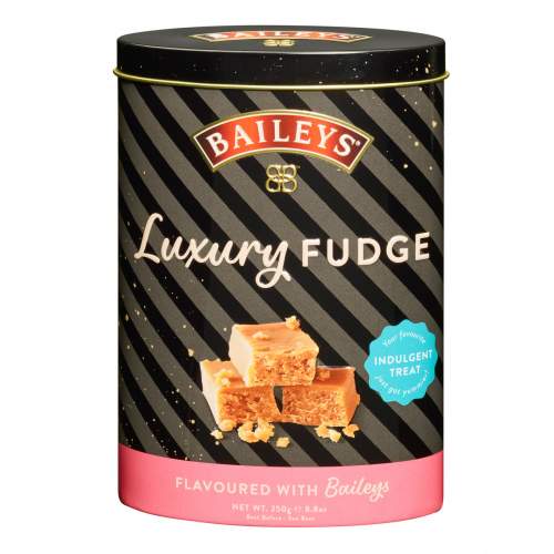 Top Food Feinkost - Gardiners of Scotland "Baileys" Luxury Fudge  250g - Dose | Cremiges Butterkaramell mit einem Schuss irischem Sahnelikör