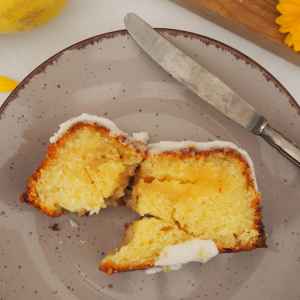 Top Food Feinkost - Rezeptidee Mrs Bridges - Lemon Drizzle Cake mit Lemon Curd - Tea and Scones Blog