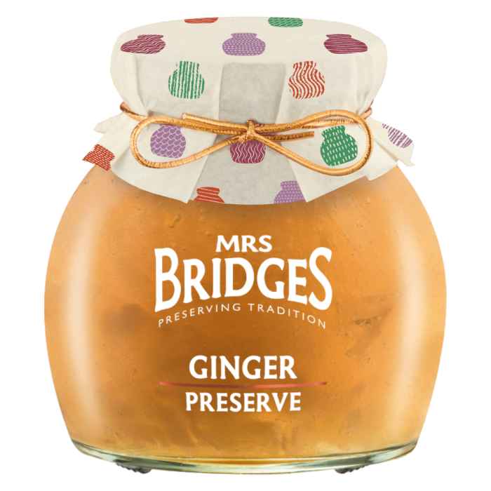 Top Food Feinkost - Mrs Bridges Ginger Preserve 340g | Ingwer Konfitüre extra