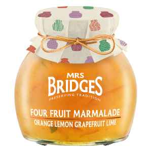 Top Food Feinkost - Mrs Bridges Four Fruit Marmalade 340g | Vierfrucht Marmelade aus Orangen