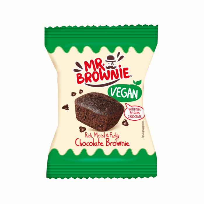 Mr. Brownie - Chocolate Brownie vegan 200g – Bild 2