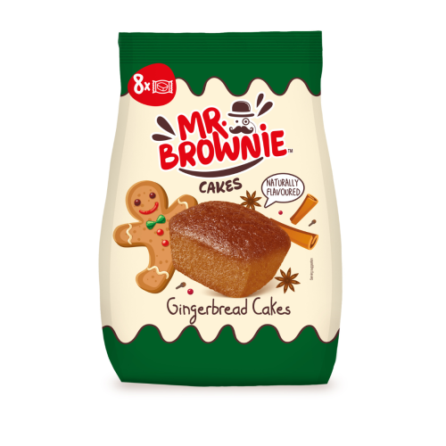 Top Food Feinkost - Mr. Brownie Gingerbread Cakes 200g | 8 Gingerbread Cakes mit natürlichem Aroma.