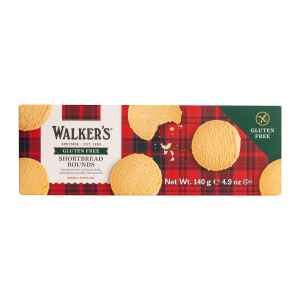 Top Food Feinkost - Walkers Shortbread Ltd. Gluten free Rounds 140g | Shortbread Rounds ohne Gluten