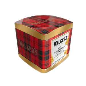 Top Food Feinkost - Walkers Shortbread Ltd. Mini Shortbread Fingers »Tartan« 100 g - Dose | Geschenkdose gefüllt mit Mini Shortbread Fingers.