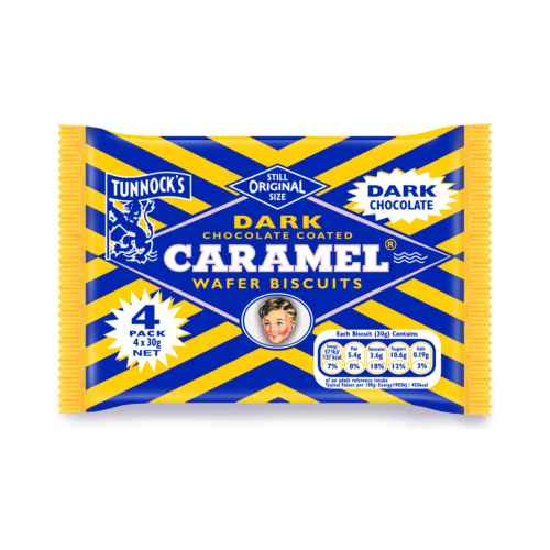 Top Food Feinkost - Tunnock's Dark Caramel Wafer 30g