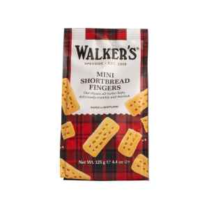 Top Food Feinkost - Walkers Shortbread Ltd. Mini Shortbread Fingers 125g | Mini Shortbread Fingers im wiederverschließbaren Snack Pack.