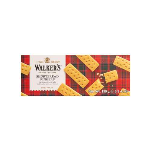 Top Food Feinkost - Walkers Shortbread Ltd. Shortbread Fingers 150g | Schottisches Buttergebäck in der klassischen Fingers Form.