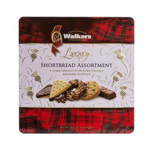 Top Food Feinkost - Walkers Shortbread Ltd. Luxury Shortbread Assortment 300g - Dose | Eine besondere Geschenkdose