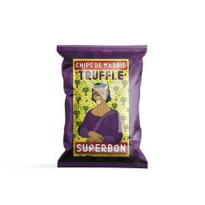 Top Food Feinkost - Superbon Chips de Madrid Truffle 125 g | Kartoffelchips mit Trüffel-Aroma.