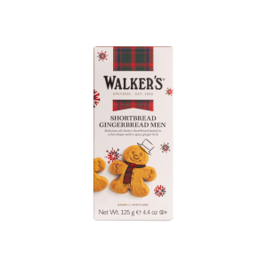 Top Food Feinkost - Walkers Shortbread Ltd. Gingerbread Men 125g | Weihnachtliches Shortbread mit Ingwergewürzen verfeinert.