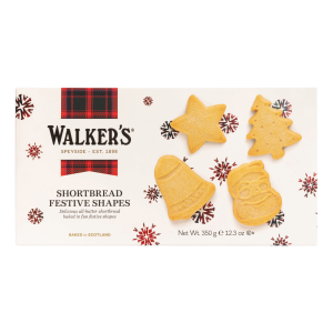 Top Food Feinkost - Walkers Shortbread Ltd. Shortbread Festive Shapes 350g | Shortbread in weihnachtlichen Formen: Glocke