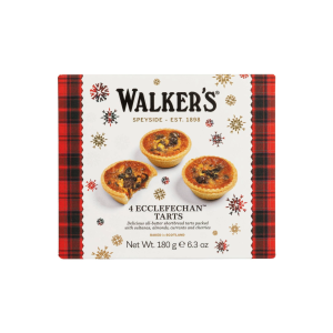 Top Food Feinkost - Walkers Shortbread Ltd. Ecclefechan Tarts 180g | 4 Törtchen gefüllt mit Sultaninen