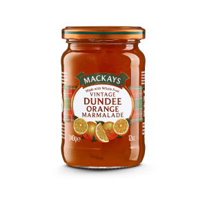 Top Food Feinkost - Mackays Vintage Dundee Orange Marmalade 340g | Vintage Orangen-Marmelade mit dick geschnittener Schale